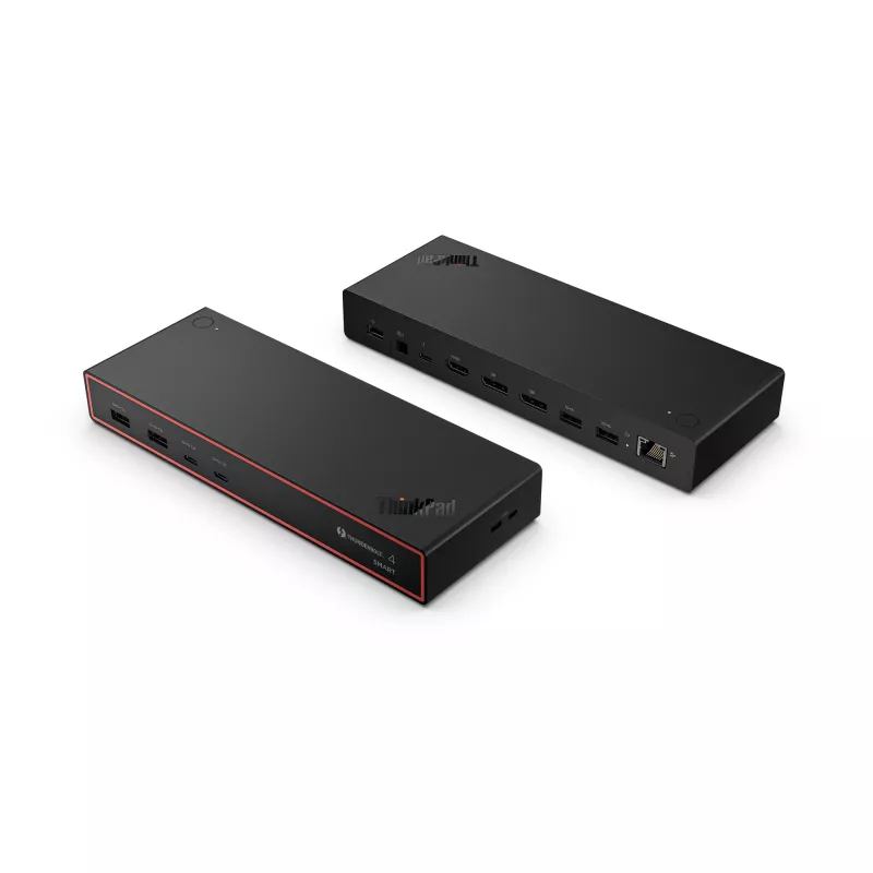 Lenovo ThinkPad Thunderbolt 4 Smart Dock Gen2 7500 Vadu Melns 100W Strāvas Piegāde 2500Mbit/s