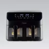 Karstā gaisa fritieris Maestro MR-758, ar diviem groziem 2×4,5 L ietilpība, 1400–1800 W, regulējama 80–200°C, 8 programmas, 30 min taimeris