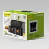 Karstā gaisa fritieris Maestro MR-758, ar diviem groziem 2×4,5 L ietilpība, 1400–1800 W, regulējama 80–200°C, 8 programmas, 30 min taimeris