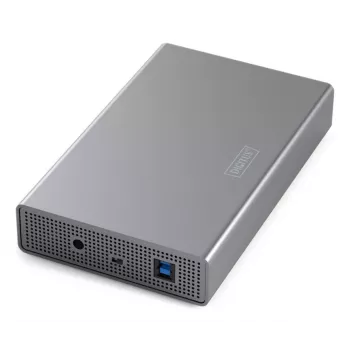 HDD korpuss Digitus DA-71106-1 USB 3.0 3.5 collu SATA 16TB Alumīnijs