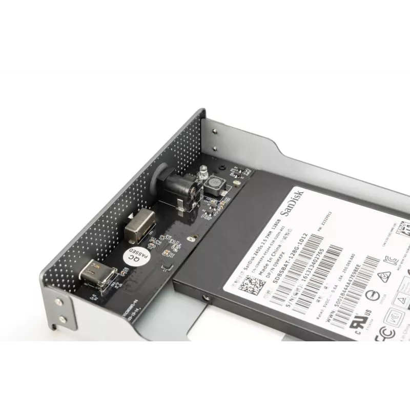 HDD korpuss Digitus DA-71106-1 USB 3.0 3.5 collu SATA 16TB Alumīnijs