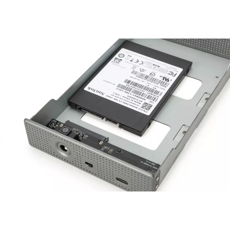 HDD korpuss Digitus DA-71106-1 USB 3.0 3.5 collu SATA 16TB Alumīnijs