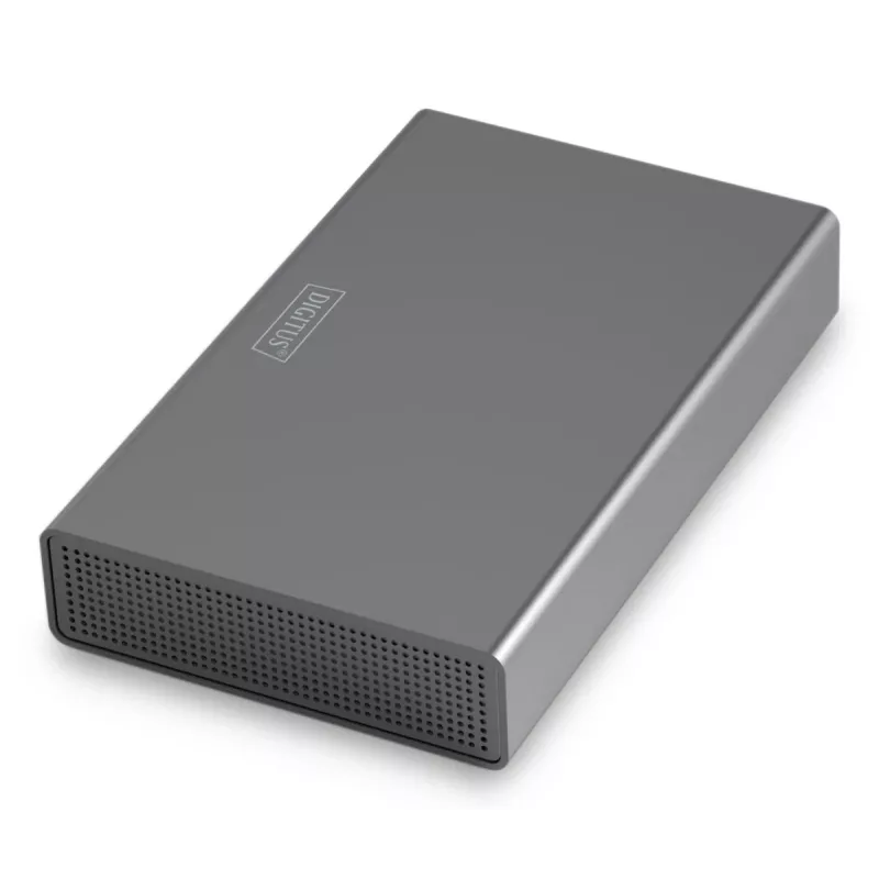 HDD korpuss Digitus DA-71106-1 USB 3.0 3.5 collu SATA 16TB Alumīnijs