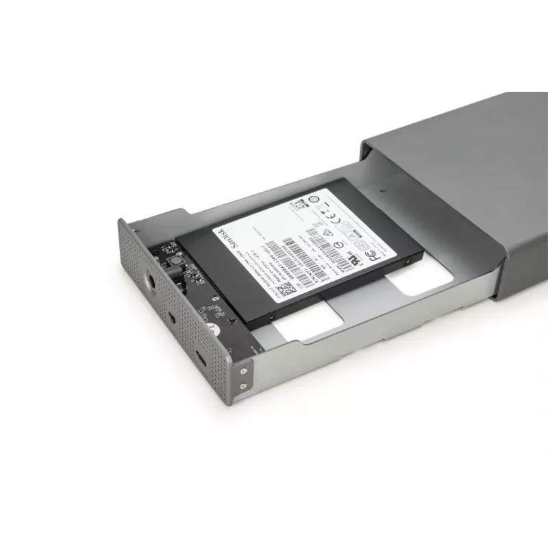 HDD korpuss Digitus DA-71106-1 USB 3.0 3.5 collu SATA 16TB Alumīnijs