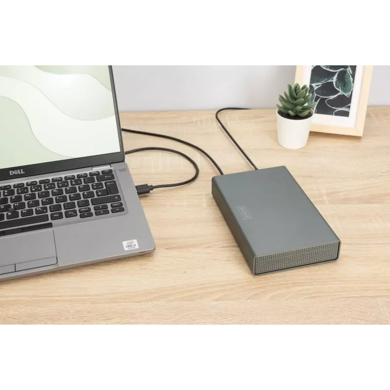 HDD korpuss Digitus DA-71106-1 USB 3.0 3.5 collu SATA 16TB Alumīnijs