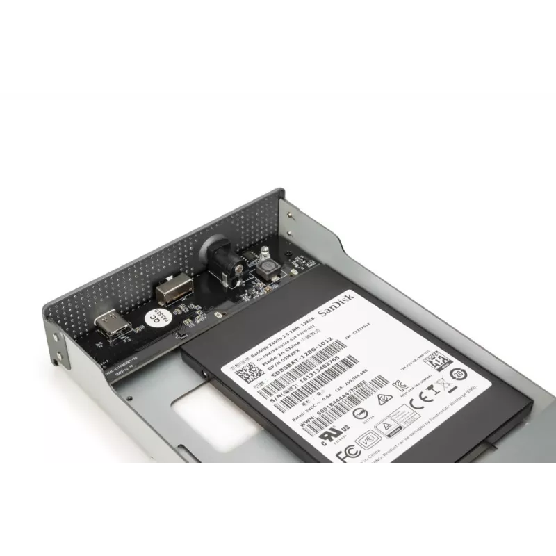 HDD korpuss Digitus DA-71106-1 USB 3.0 3.5 collu SATA 16TB Alumīnijs