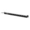 DIGITUS PDU - Alumīnija statnē montējams frekvenču filtrs 2 m 16 A 3600 W 230 V maiņstrāva 50/60 Hz 7x drošības 2x kontaktligzda