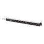 DIGITUS PDU - Alumīnija statnē montējams frekvenču filtrs 2 m 16 A 3600 W 230 V maiņstrāva 50/60 Hz 7x drošības 2x kontaktligzda