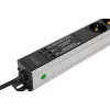DIGITUS PDU - Alumīnija statnē montējams frekvenču filtrs 2 m 16 A 3600 W 230 V maiņstrāva 50/60 Hz 7x drošības 2x kontaktligzda
