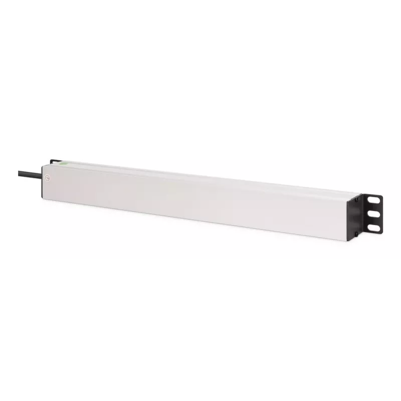 DIGITUS PDU - 1U alumīnija statīvā montējams 8x drošības ligzda 1x ligzda 16A 230VAC 50/60Hz IEC C20 spraudnis