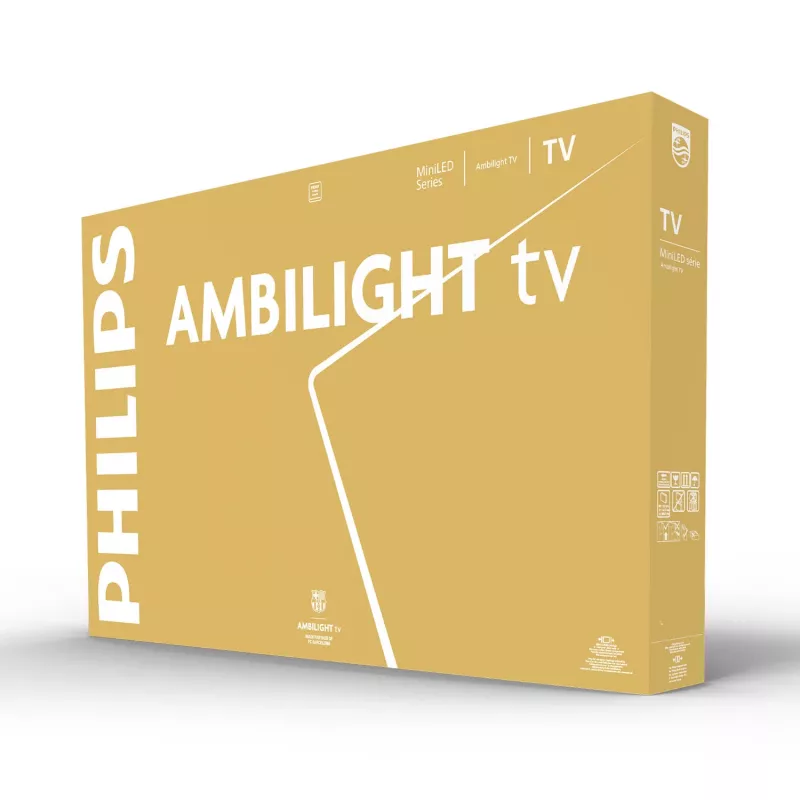Philips 55MLED920 139.7 cm (55 collu) 4K Ultra HD viedais televizors Wi-Fi melns