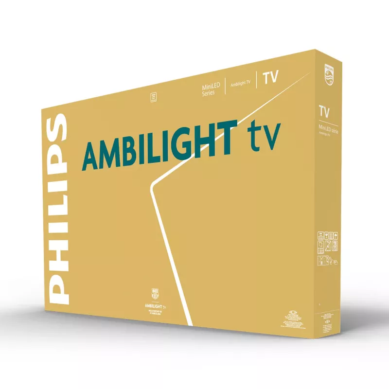 Philips 55MLED920 139.7 cm (55 collu) 4K Ultra HD viedais televizors Wi-Fi melns