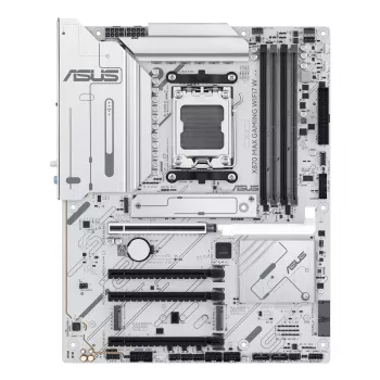 Mātesplate ASUS X870 MAX GAMING WIFI7 W ATX — AMD X870, Socket AM5, DDR5, 4 DIMM, Wi‑Fi 7, 2.5Gb LAN