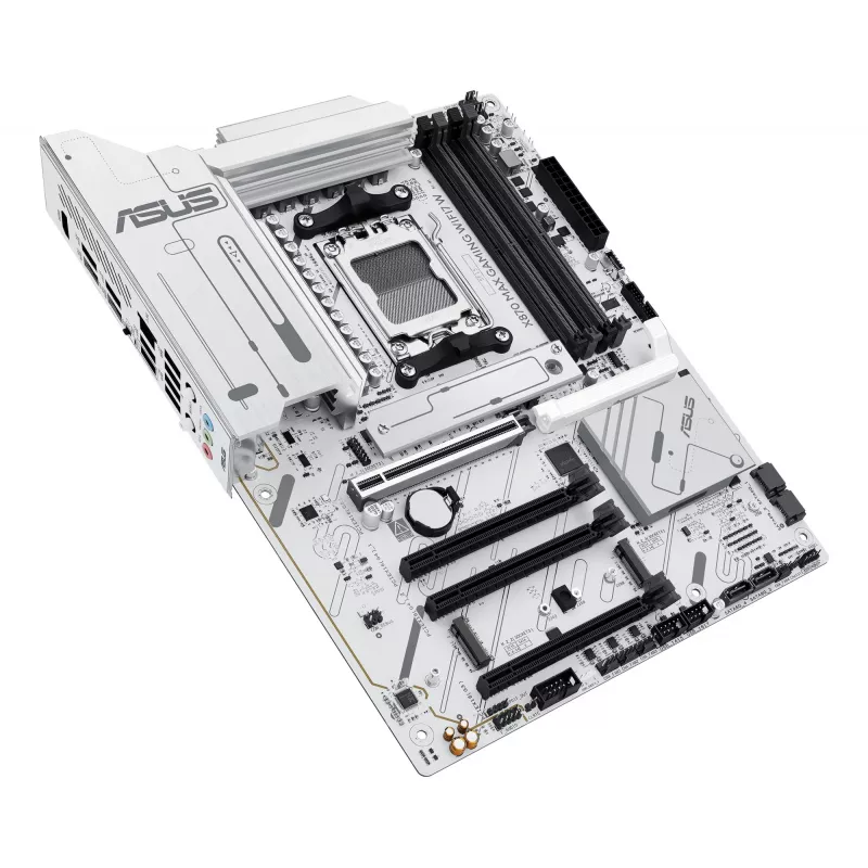 Mātesplate ASUS X870 MAX GAMING WIFI7 W ATX — AMD X870, Socket AM5, DDR5, 4 DIMM, Wi‑Fi 7, 2.5Gb LAN