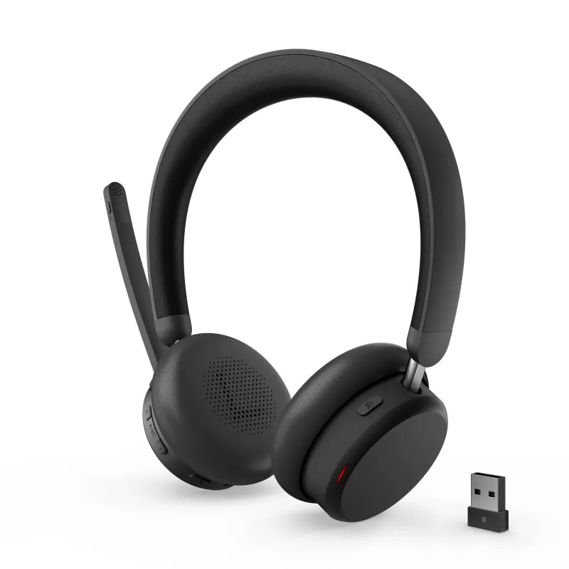 Lenovo ANC Headset 6550 Wireless Head-band Office/Call center USB Type-C Bluetooth Melns