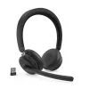 Lenovo ANC Headset 6550 Wireless Head-band Office/Call center USB Type-C Bluetooth Melns