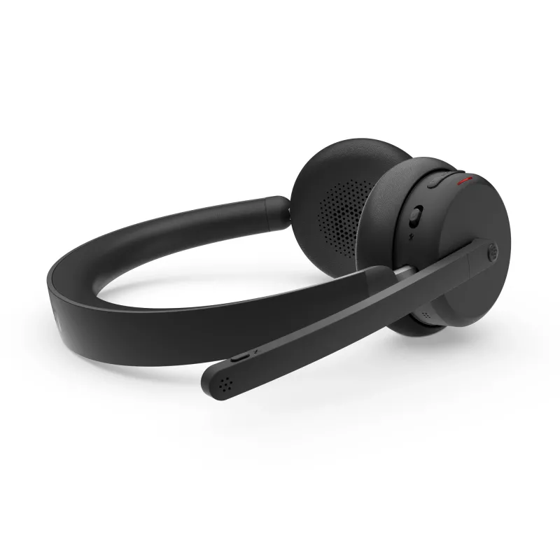 Lenovo 6550 austiņas Bezvadu Galvas saite Birojs/Zvanu centrs USB Type-C Bluetooth Melns