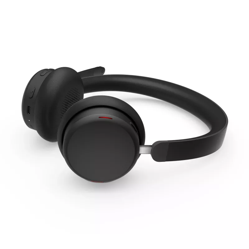Lenovo 6550 austiņas Bezvadu Galvas saite Birojs/Zvanu centrs USB Type-C Bluetooth Melns