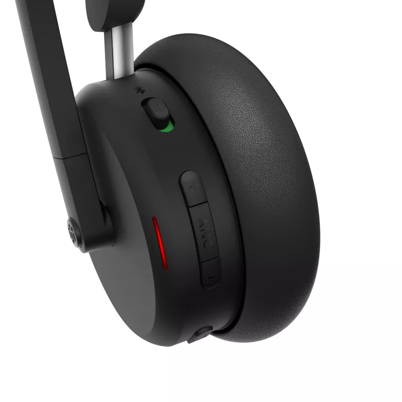 Lenovo 6550 austiņas Bezvadu Galvas saite Birojs/Zvanu centrs USB Type-C Bluetooth Melns