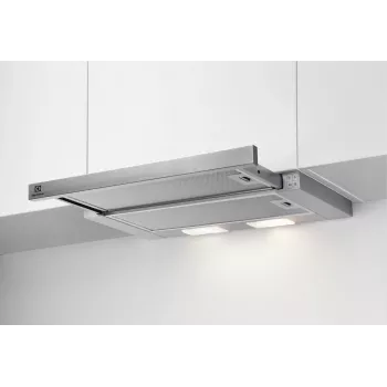 Daļēji iebūvējams tvaika nosūcējs Electrolux LFP326S, 598 mm, alumīnija tauku filtrs, 410 m³/h