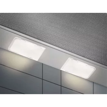 Daļēji iebūvējams tvaika nosūcējs Electrolux LFP326S, 598 mm, alumīnija tauku filtrs, 410 m³/h