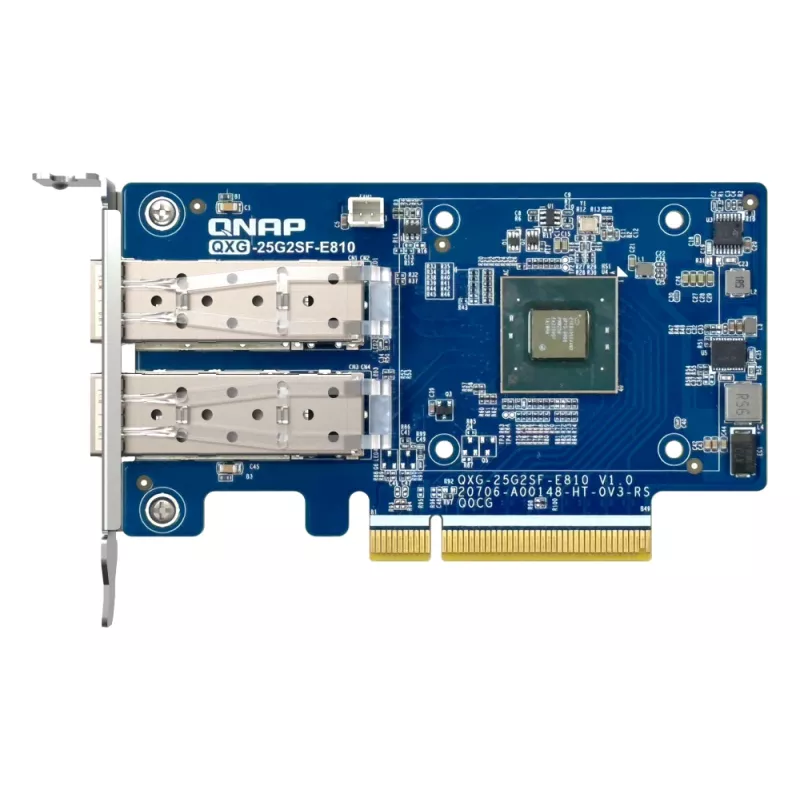QNAP QXG-25G2SF-E810 tīkla karte Iekšēja Optiskā šķiedra 25000 Mbit/s