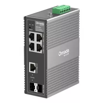 TP-Link Omada IES206G tīkla slēdzis Pārvaldāms Gigabit Ethernet (10/100/1000) Melns