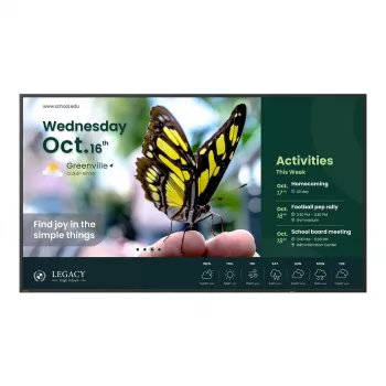 BenQ ST5504 Digitālā reklāmas plakanā paneļa 139,7 cm (55 collas) LCD 350 cd/m² 4K Ultra HD melns Iebūvēts procesors Android 18/7