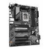 Mātesplate GIGABYTE B760 DS3H WIFI6E GEN5 — atbalsta Intel Core 14. paaudzes CPU, 8+2+1 fāžu digitālais VRM, līdz 5600 MHz DDR5, 2xPCIe 4.0 M.2, Wi-Fi 6E, 1GbE LAN, USB 3.2 Gen 2x2
