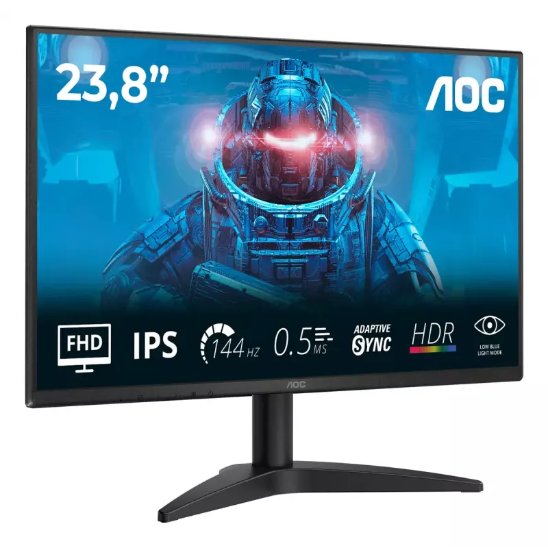 AOC B3 24B36X datora monitors 60,5 cm (23,8 collas) 1920 x 1080 pikseļi Full HD LED melns