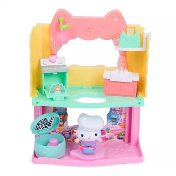 Action Figure Gabby's Dollhouse Cakey's Sprinkle Cake-tastic Kitchen Daudzkrāsains