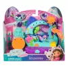 Gabby's Dollhouse: The Movie, Mercat's Aquarium Balcony, ar rotaļu figūriņu un leļļu mājas piederumiem, bērnu rotaļlietas meitenēm un zēniem vecumā no 3 gadiem
