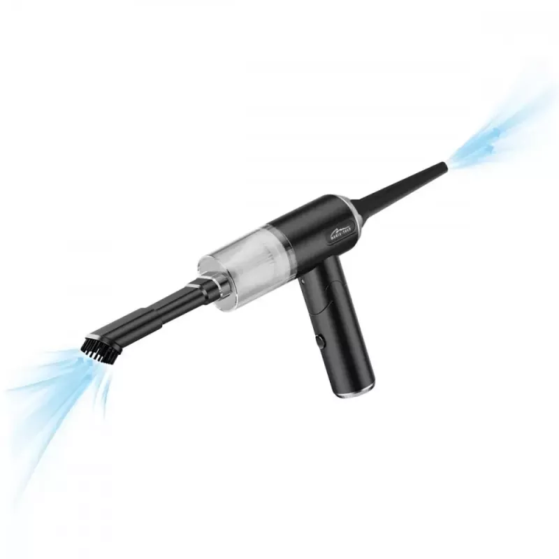 Mini pūtējs MEDIA-TECH MT6538 2 IN 1 Jet Air Duster — bezvada rokas tīrītājs, 2000 mAh, 65 W, 2500 l/min, 7000 Pa