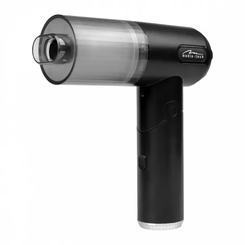 Mini pūtējs MEDIA-TECH MT6538 2 IN 1 Jet Air Duster — bezvada rokas tīrītājs, 2000 mAh, 65 W, 2500 l/min, 7000 Pa