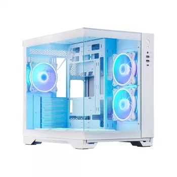 Chieftec GM-30W-TG-OP datora korpuss Cube balta