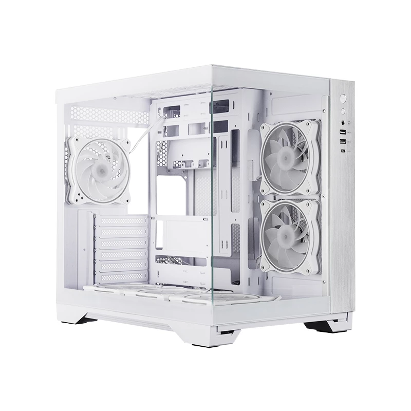 Chieftec GM-30W-TG-OP datora korpuss Cube balta