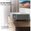 Hisense 120L5ND projekcijas televizors īpaši tuva metiena projektors 2700 ANSI lūmenu DLP UHD 4K (3840x2160) Melns, Sudraba 3D