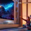 Hisense 120L5ND projekcijas televizors īpaši tuva metiena projektors 2700 ANSI lūmenu DLP UHD 4K (3840x2160) Melns, Sudraba 3D