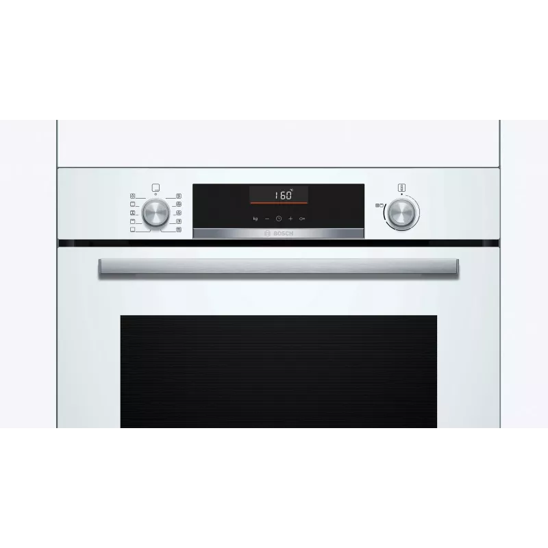 Iebūvējamā elektriskā cepeškrāsns Bosch Serie 6 HBG536EW4 — 71 L, 3400 W, balta, EasyClean, 10 automātiskās programmas