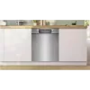 Iebūvējamā trauku mazgājamā mašīna Bosch SMU2HVS06E — pilna izmēra 60 cm, 14 galda klājumu ietilpība, 5 programmas, siltummaiņa žāvēšana