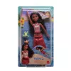 Disney Vaiana 2 rotaļlietas, Peldētājas Tautai Vaiana modes lelle ar 2 aksesuāriem un krāsu mainošu virsdaļu