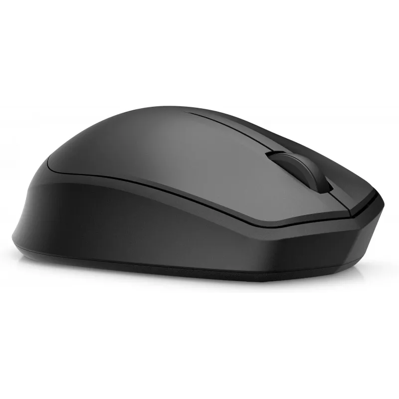 HP 280 Silent Wireless pele, labā roka, optiskā, RF bezvadu, melna