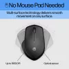 HP 280 Silent Wireless pele, labā roka, optiskā, RF bezvadu, melna