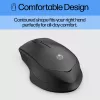 HP 280 Silent Wireless pele, labā roka, optiskā, RF bezvadu, melna