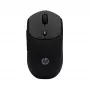 HP 400 Quiet Melns Wireless pele, piemērota abām rokām, RF Wireless + Bluetooth, 6000 DPI, melna