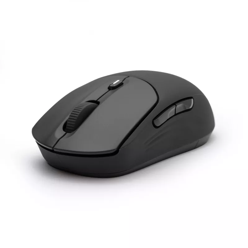 HP 400 Quiet Melns Wireless pele, piemērota abām rokām, RF Wireless + Bluetooth, 6000 DPI, melna