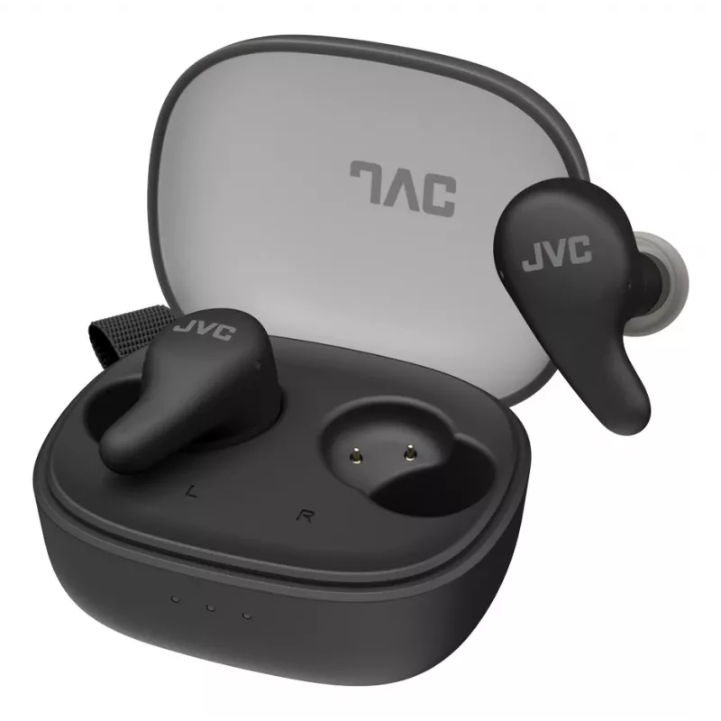 JVC HA-A23T-B-U austiņas/austiņu komplekts True Wireless Stereo (TWS) Ievietojamas Zvani/Mūzika/Sports/Ikdiena Bluetooth Melns
