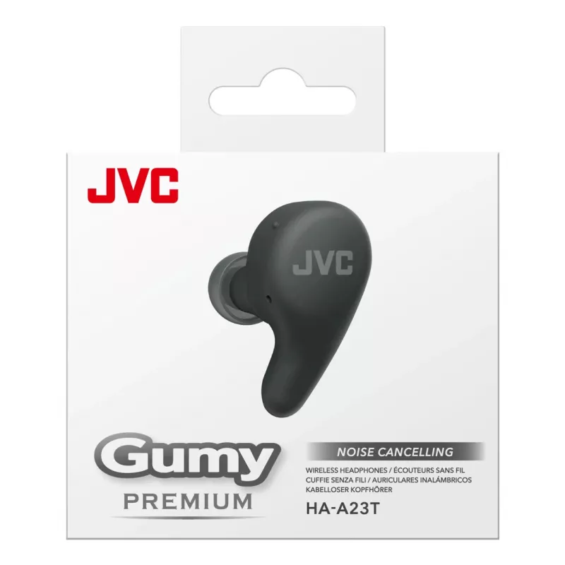 JVC HA-A23T-B-U austiņas/austiņu komplekts True Wireless Stereo (TWS) Ievietojamas Zvani/Mūzika/Sports/Ikdiena Bluetooth Melns