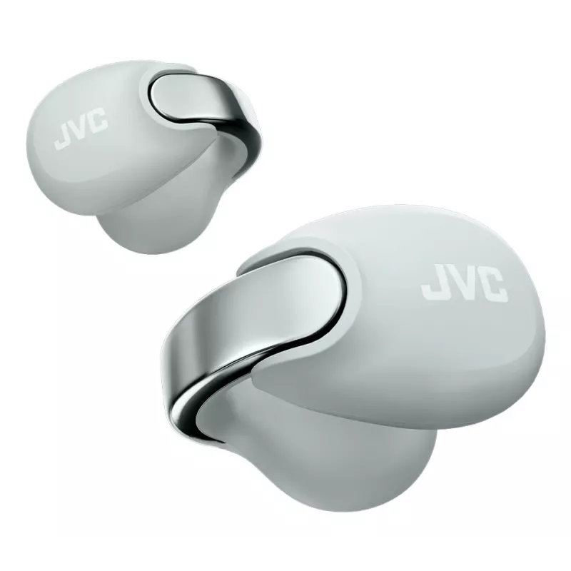 JVC HA-NP1T austiņas True Wireless Stereo (TWS) auss klips Zvani/Mūzika USB Type-C Bluetooth pelēkas, sudrabotas