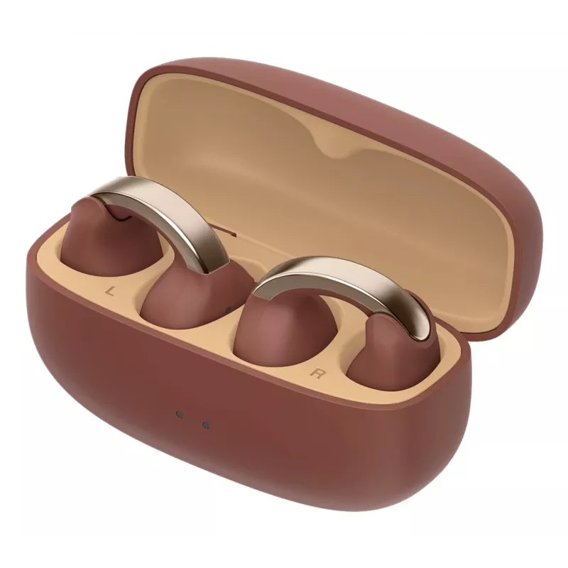 JVC HA-NP1T austiņas True Wireless Stereo (TWS) auss aizlipināšanas veidā zvaniem/mūzikai USB Type-C Bluetooth brūna, sudraba